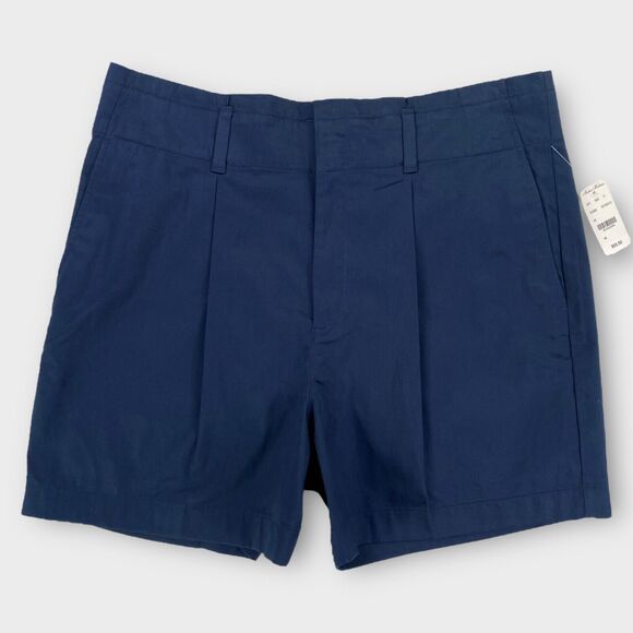 Brooks Brothers Pants - $69 Brooks Brothers Shorts Womens 16 Navy Blue Pleated High Rise Preppy Golf